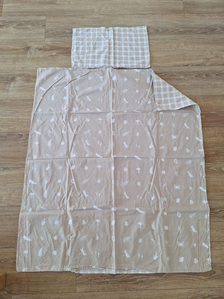 Pościel niemowlęca wzor Kubuś Puchatek wymiar IKEA 110x125cm