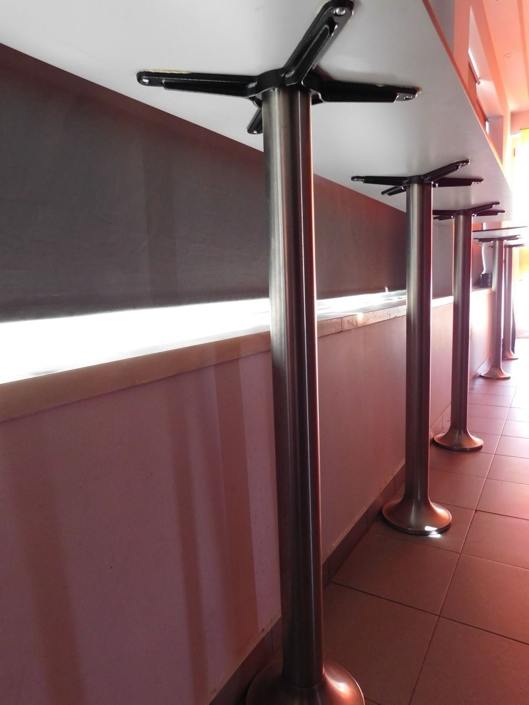 Tampo balcão 2350x450 cinza