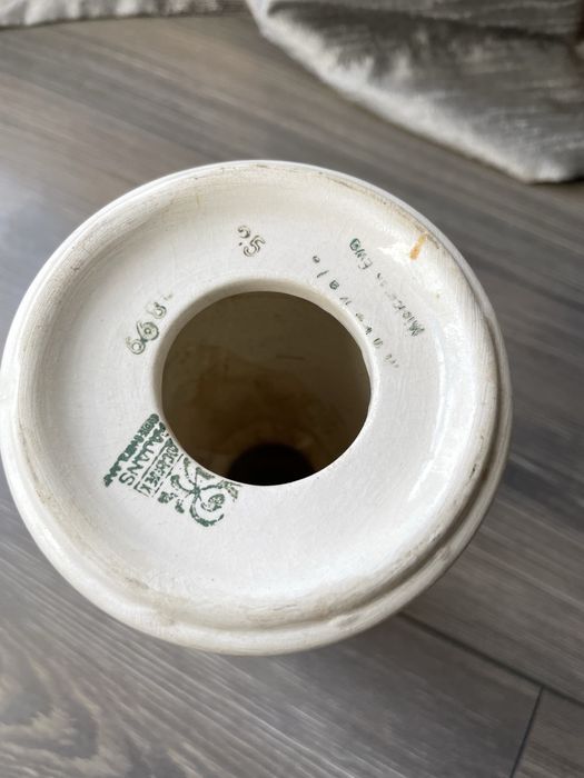 Świecznik ceramika Włocławek fajans