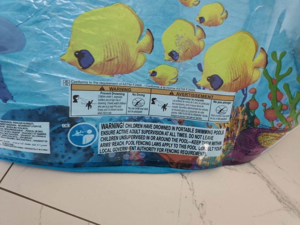 Basen i akcesoria dla 3-4 latka