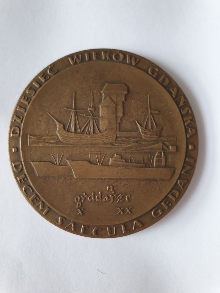 Medal kolekcjonerski. Dziesięć wieków Gdańska