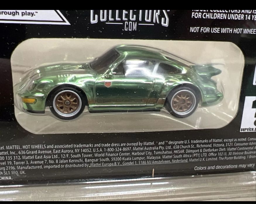Hot Wheels RLC Porsche 911 964 Magnus Walker Urban Outlaw Green Spectr