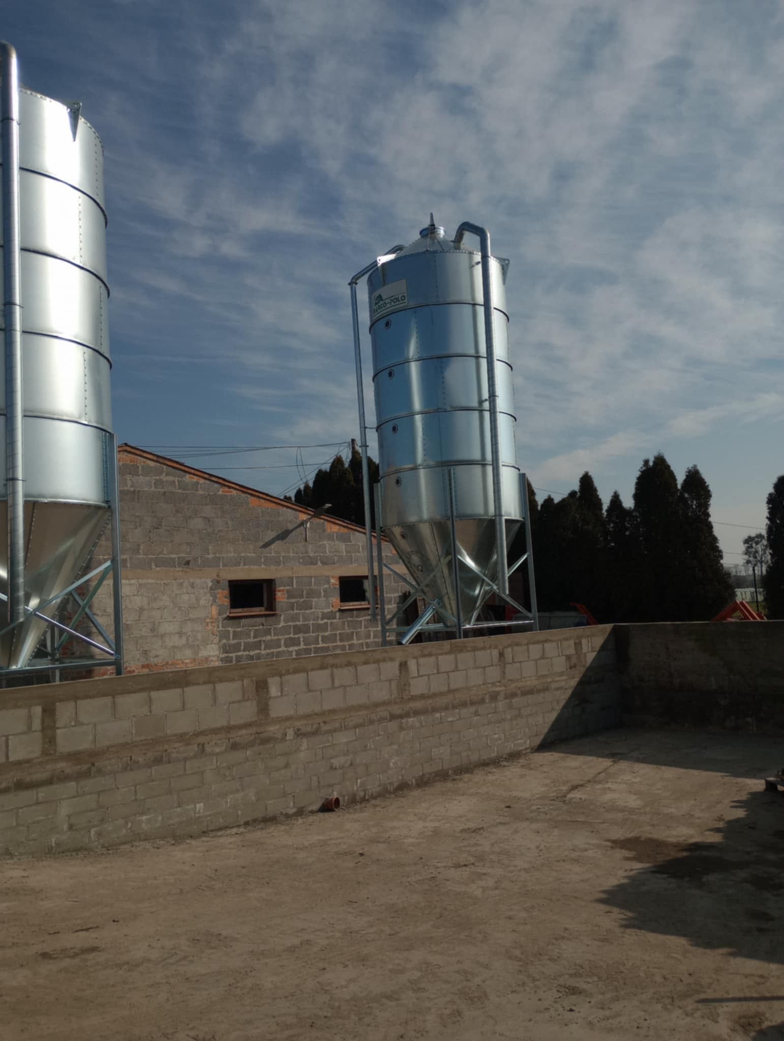 Silos zbożowy paszowy 30ton 45,3m3 nowy Marco-Polo