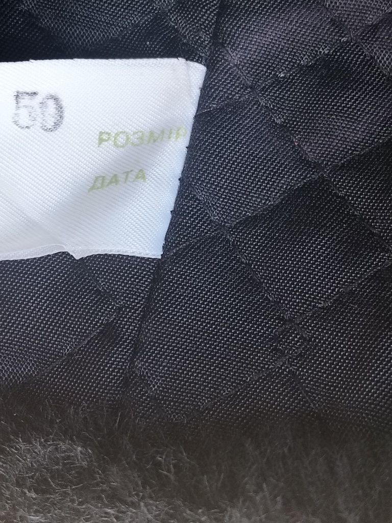 Шапка из натурального меха овчина.