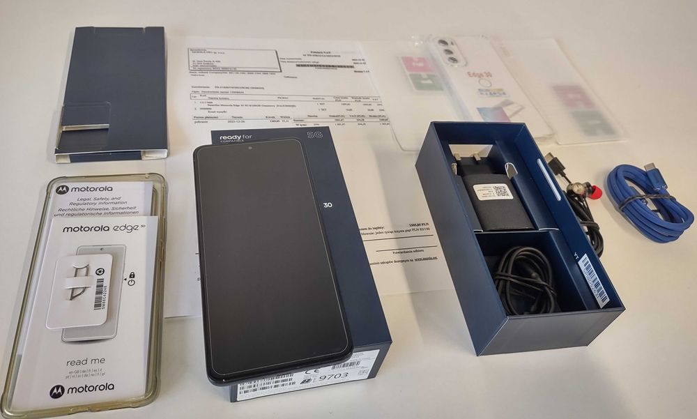 Motorola Edge 30 5G Meteor Grey 8/256 | Gwar 4 m. 144Hz | Bateria 97%