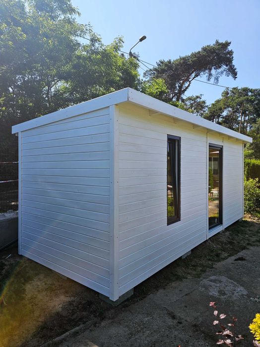 Pawilon drewniany Biuro drewniane Kontener 2m x 6m PRODUCENT