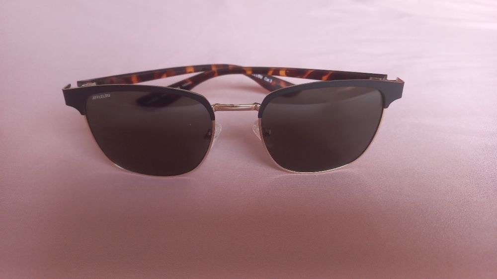 Óculos Sol e Relógio Aço Inoxidável