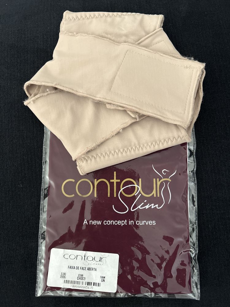 Faixa cinta modeladora facial Contour Slim usada