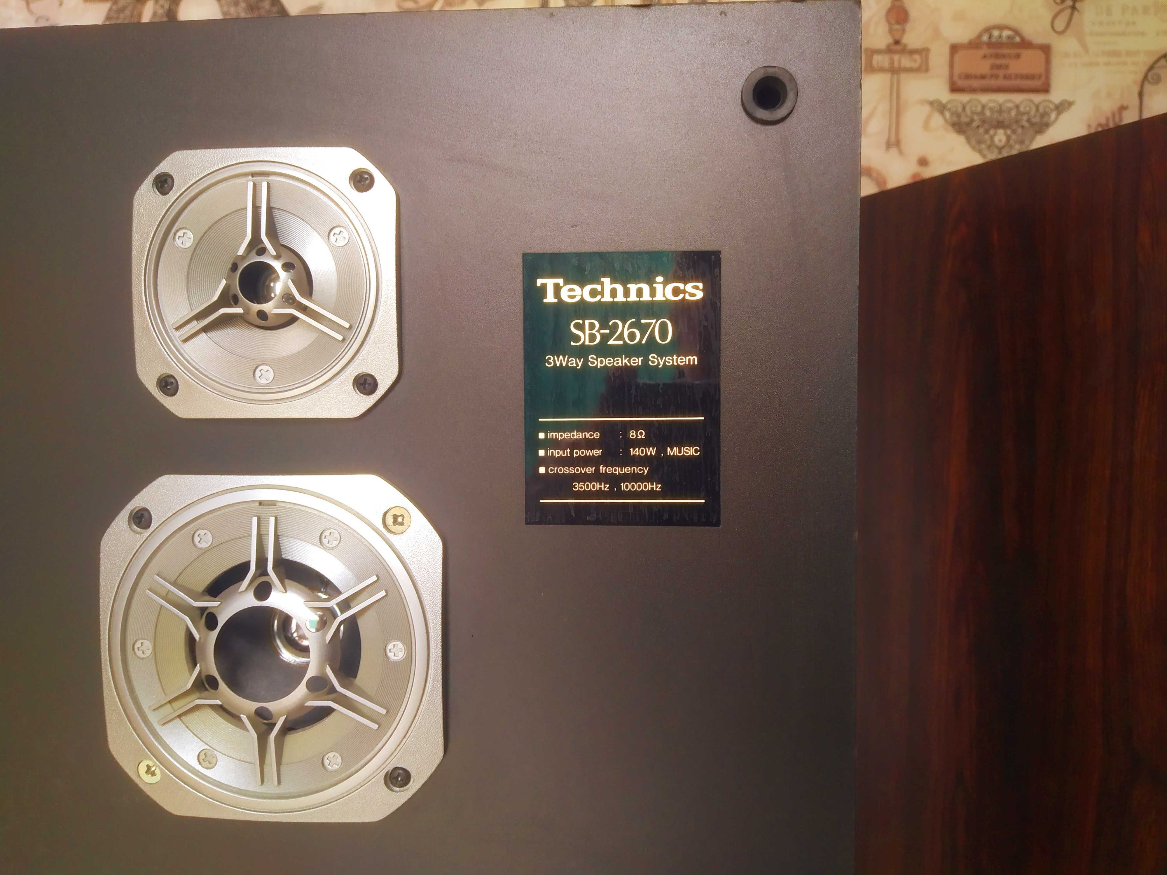 Величезні Колонки Technics 2х140Вт. НЧ-30см. Оригінал Made in Japan