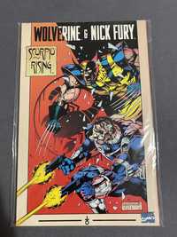 Wolverin i Nick Fury marvel komiks Scorpio rising