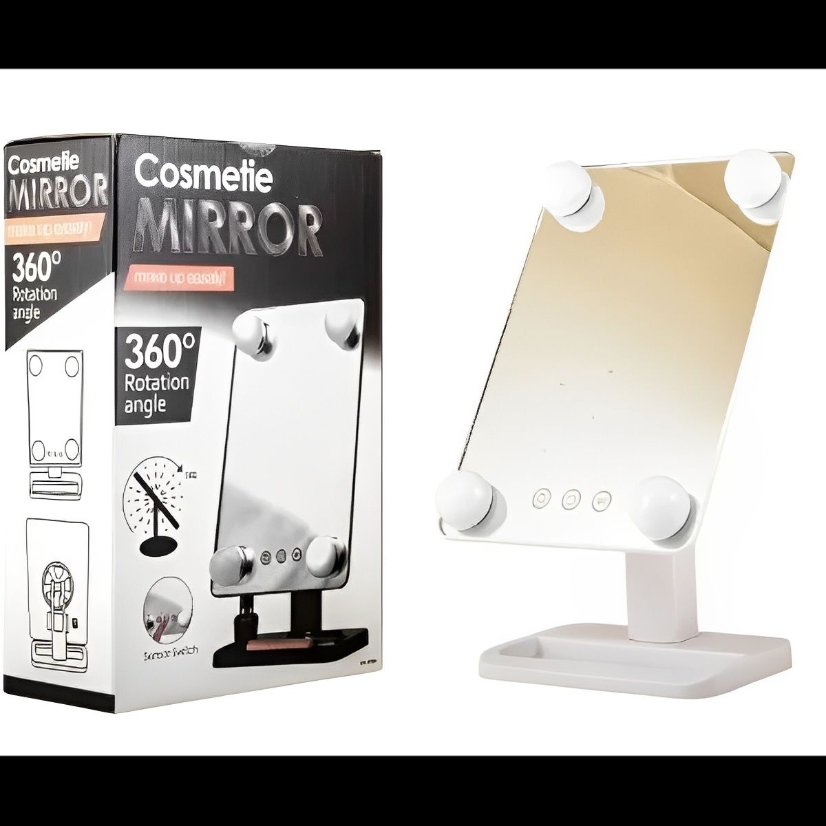 зеркало с подсветкой для макияжа MCH Cosmetie Mirror 360