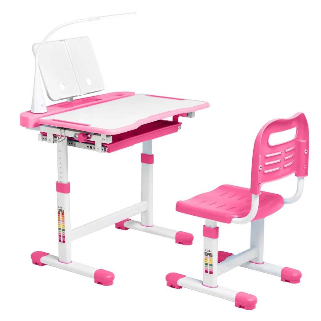 Парта + стілець трансформери Vanda Pink Cubby. Безкоштовна доставка
