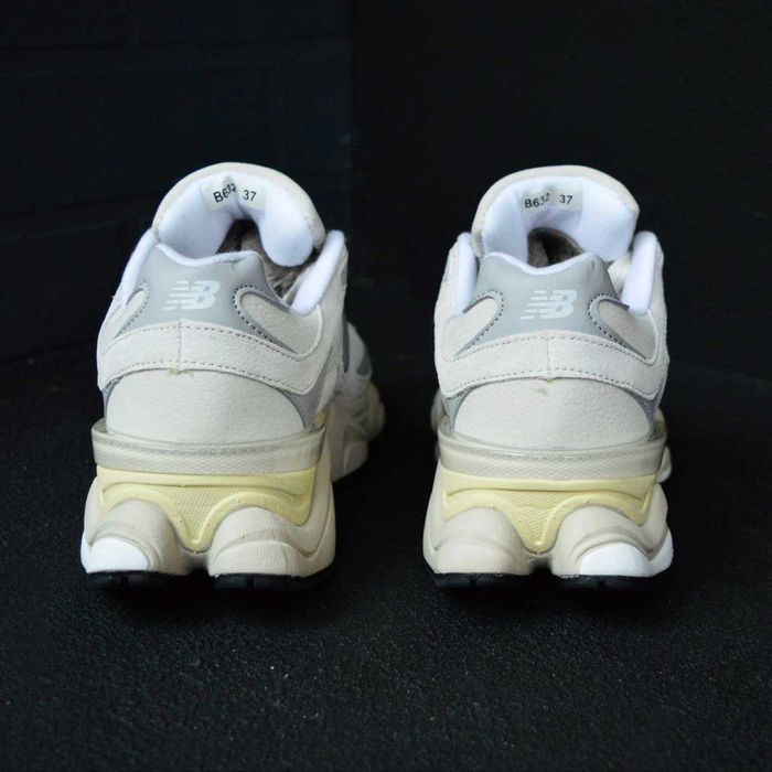 ХУТРО! Зимові кросівки New Balance 9060 Beige Grey Fur 37 38 39 40 41