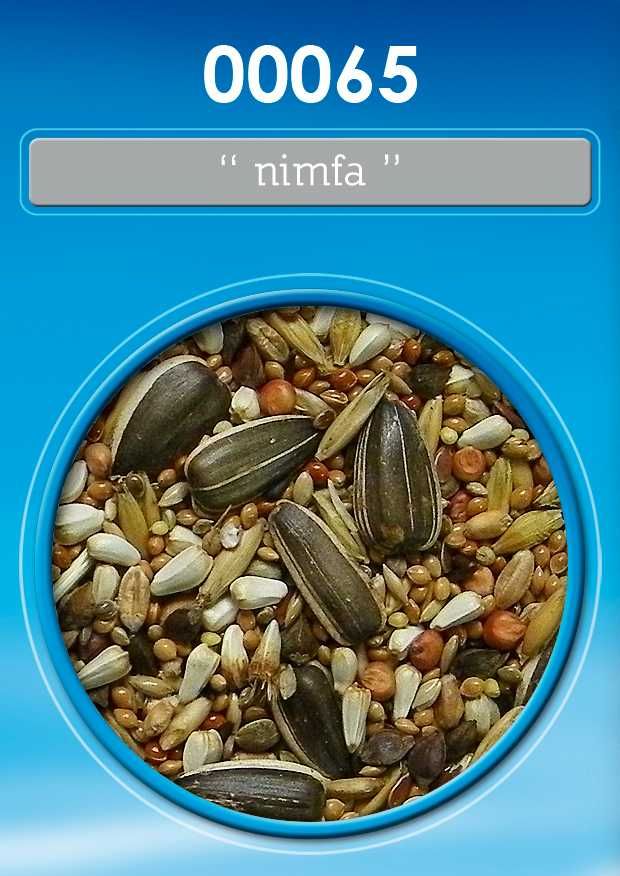 Karma dla średniej papugi NIMFA 1kg