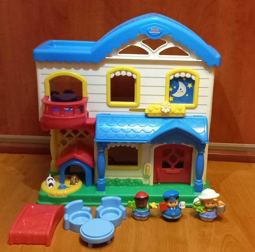 Fisher Price Domek Little people Mali odkrywcy figurki