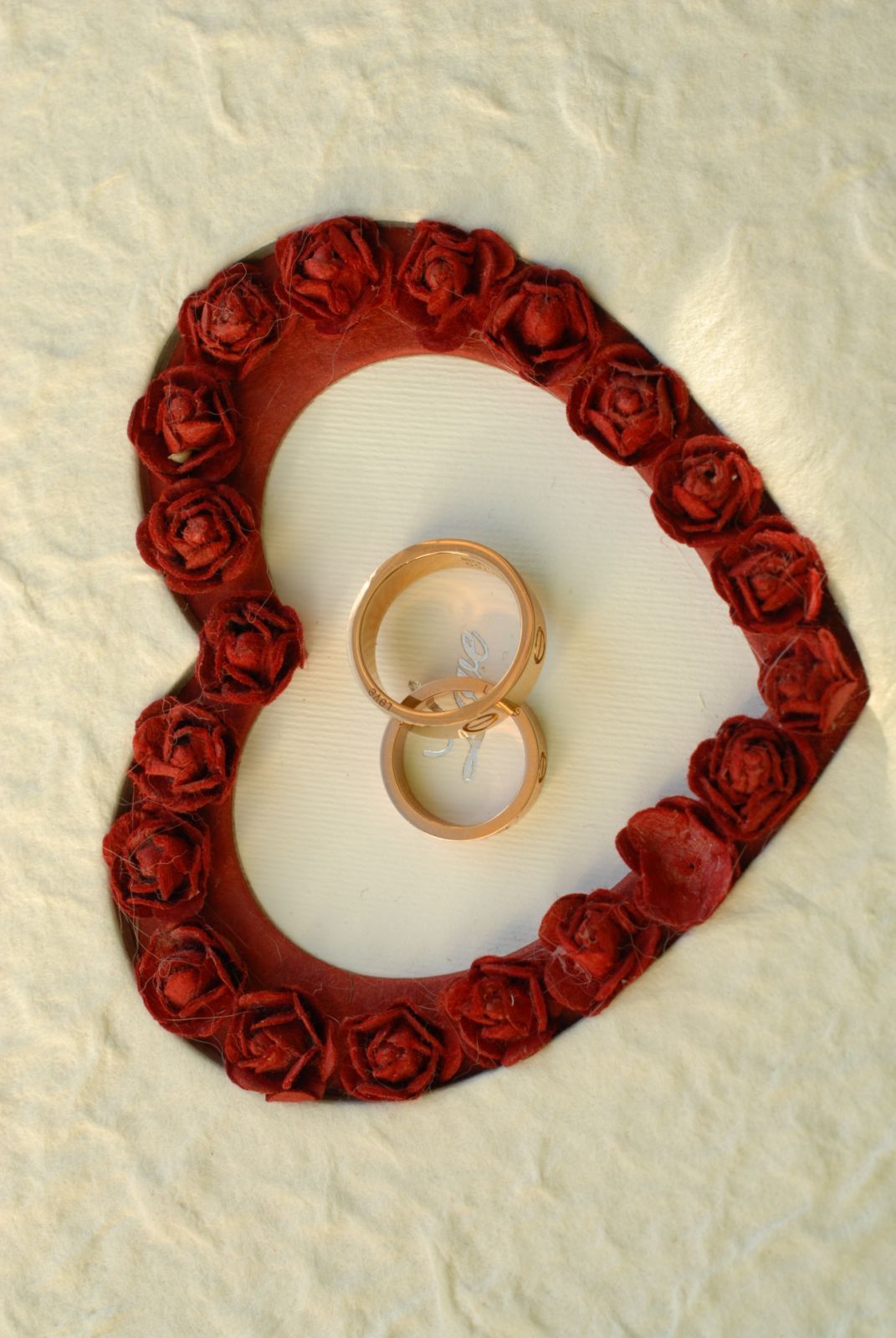Парные свадебные кольца Cartier