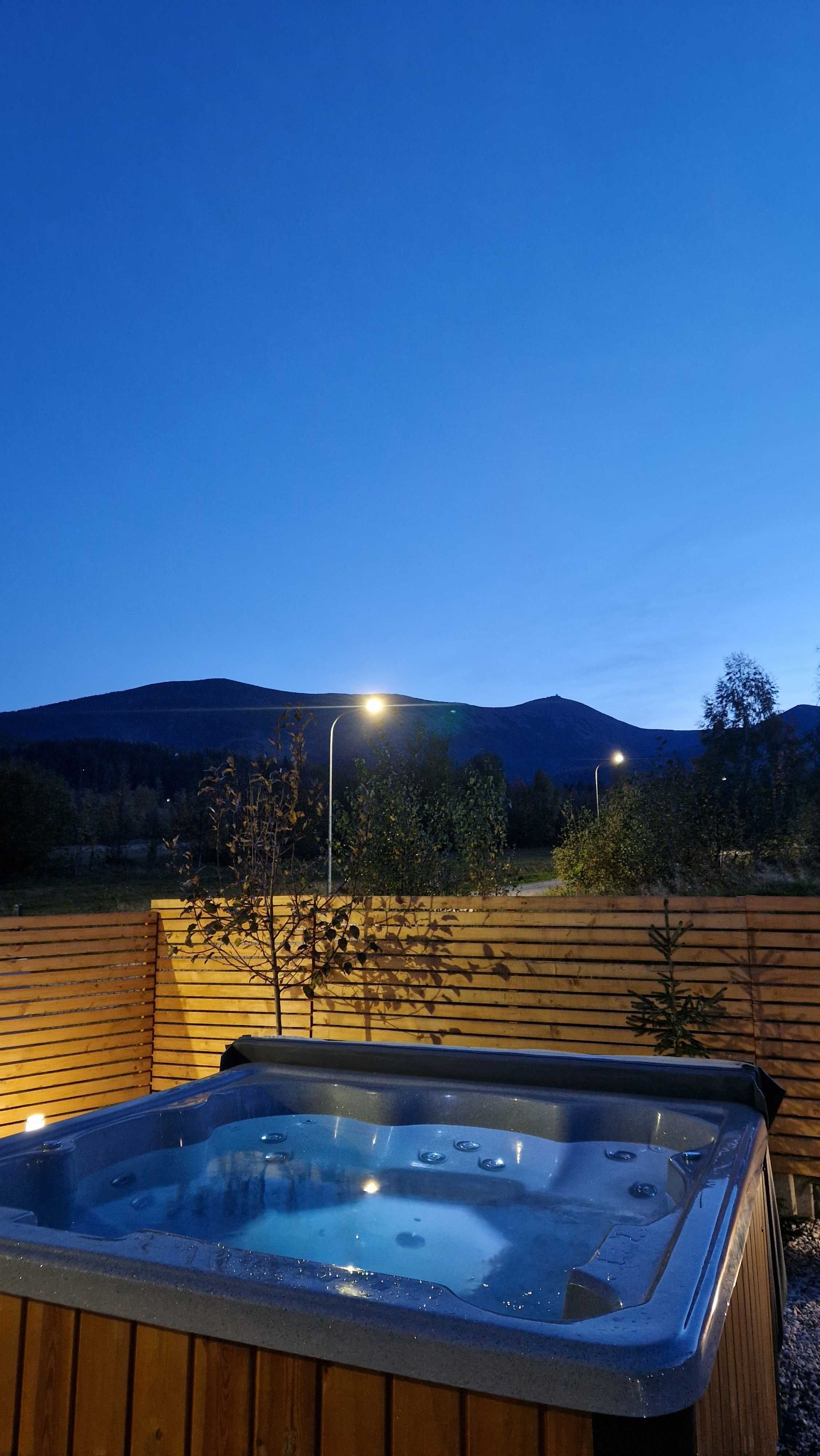 Stylowe Domki z widokiem na Śnieżkę Karpacz Kominek Sauna Balia Jacuzi