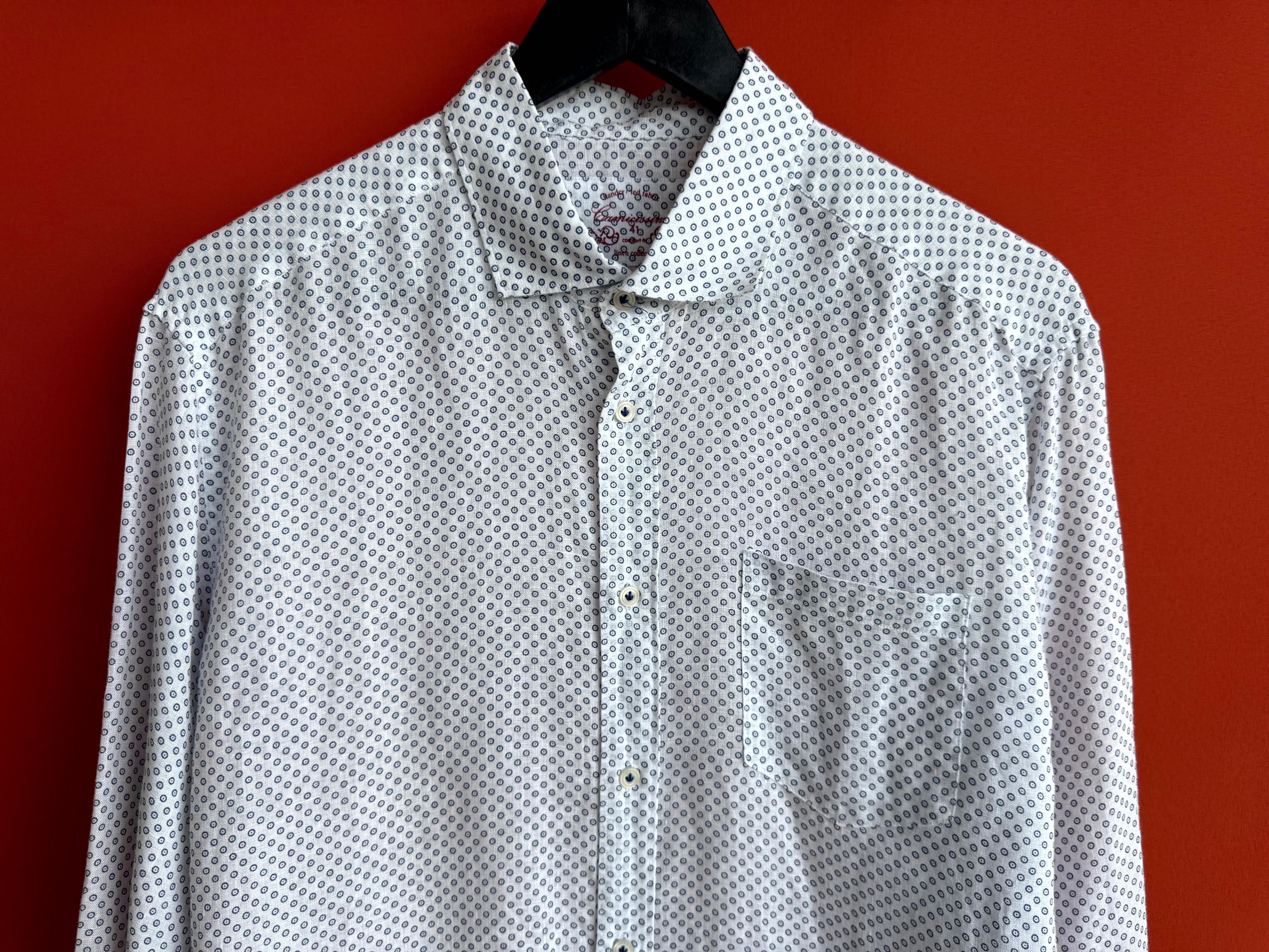 Camicissima Linen чоловіча літня лляна сорочка рубашка розмір L XL