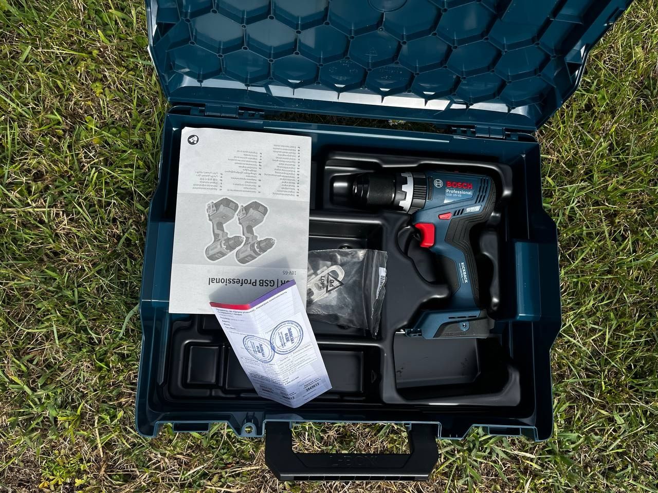 Акумуляторний Шуруповерт BOSCH GSR 18V-65 (не Китай)