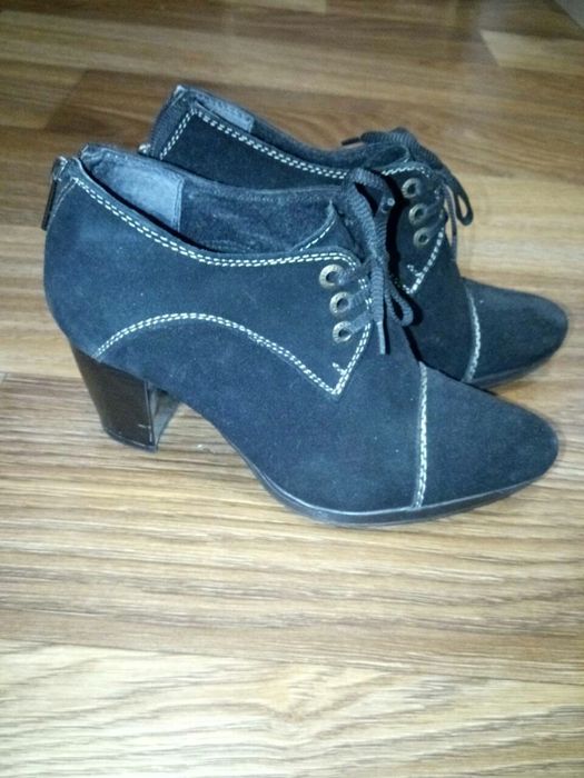 Туфли замшевые