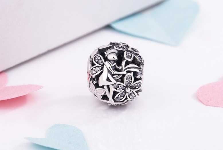 Charms Do Pandora Wróżka Daisy Cyrkonie Elf S925