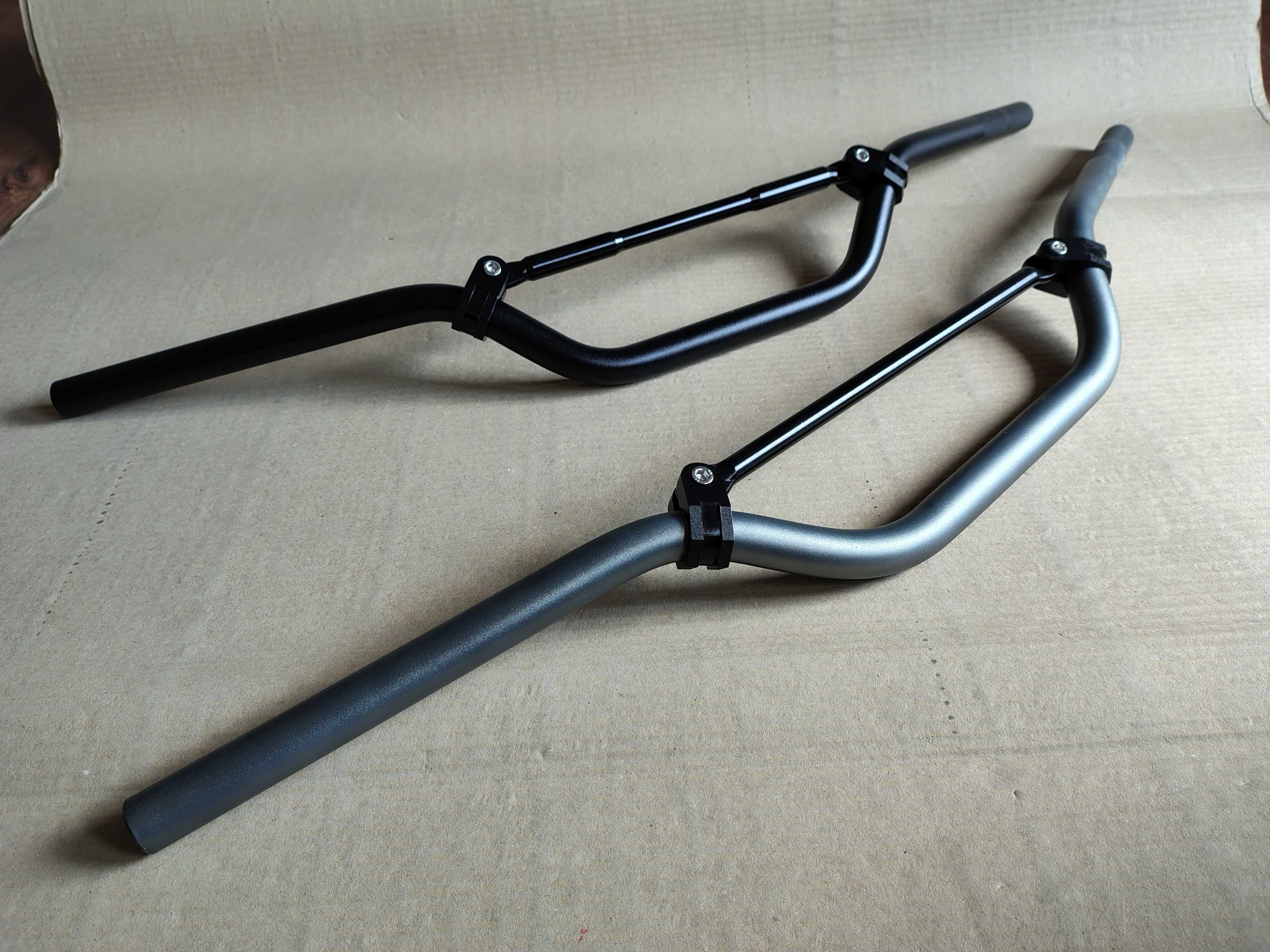 Kierownica Enduro 22 mm aluminiowa CZARNA – WYTRZYMAŁA lekka CROSS