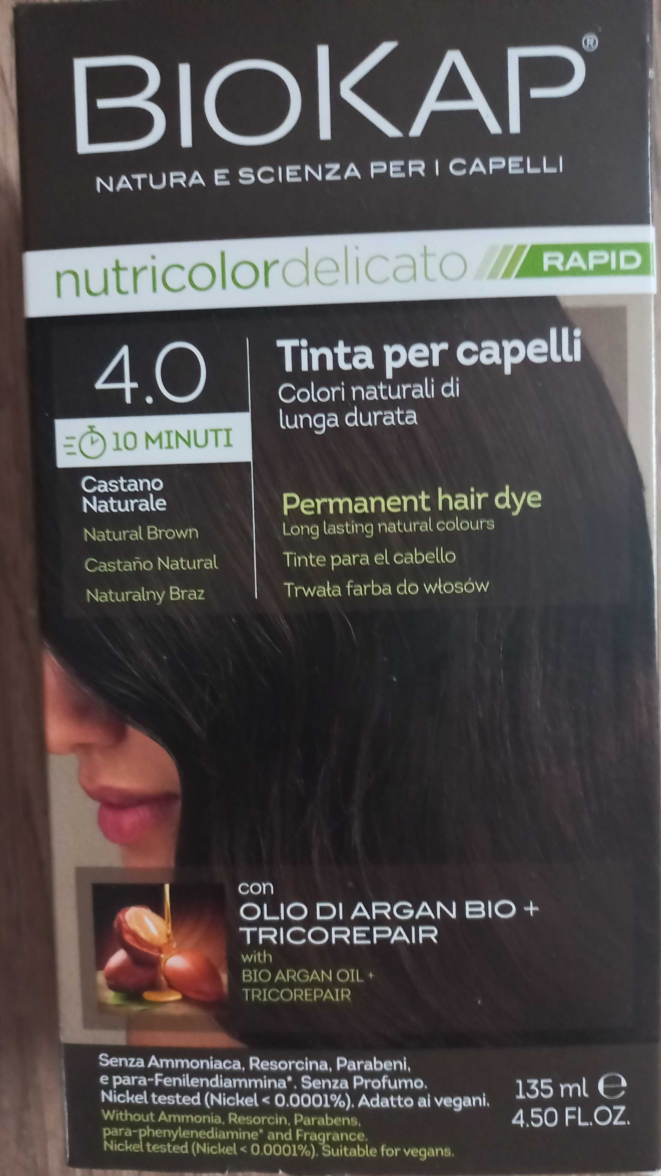 Biokap Nutricolor Delicato Rapid 4.0 natural brow farba