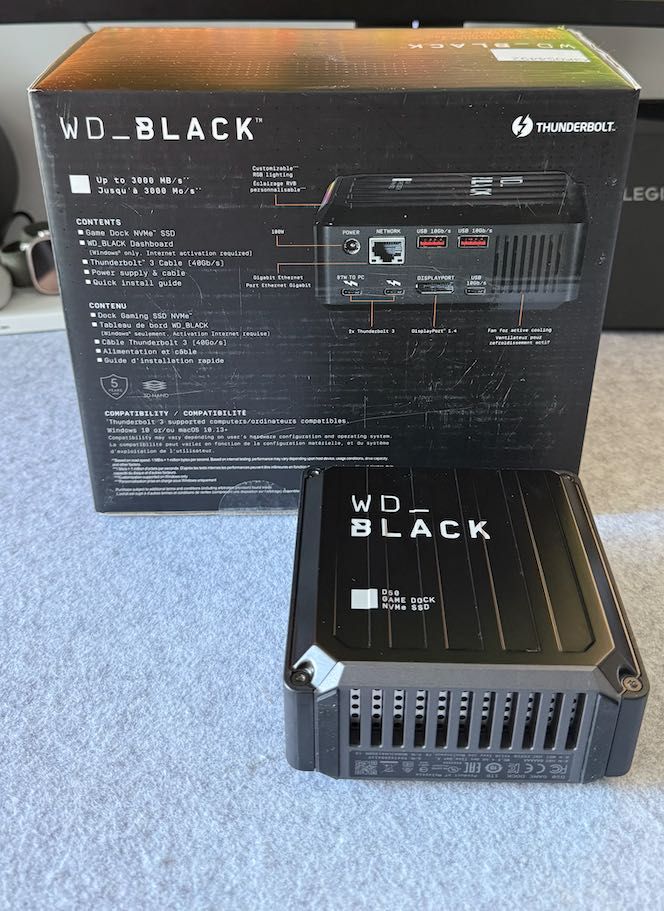 HUB WD BLACK D50 GAME DOCK | Thunderbolt 3 | DP | USB-C