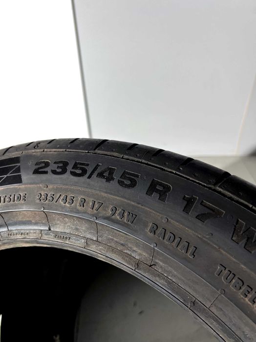 Pneus Continental ContiSportContact 5 - 235/45/17 - Excelentes