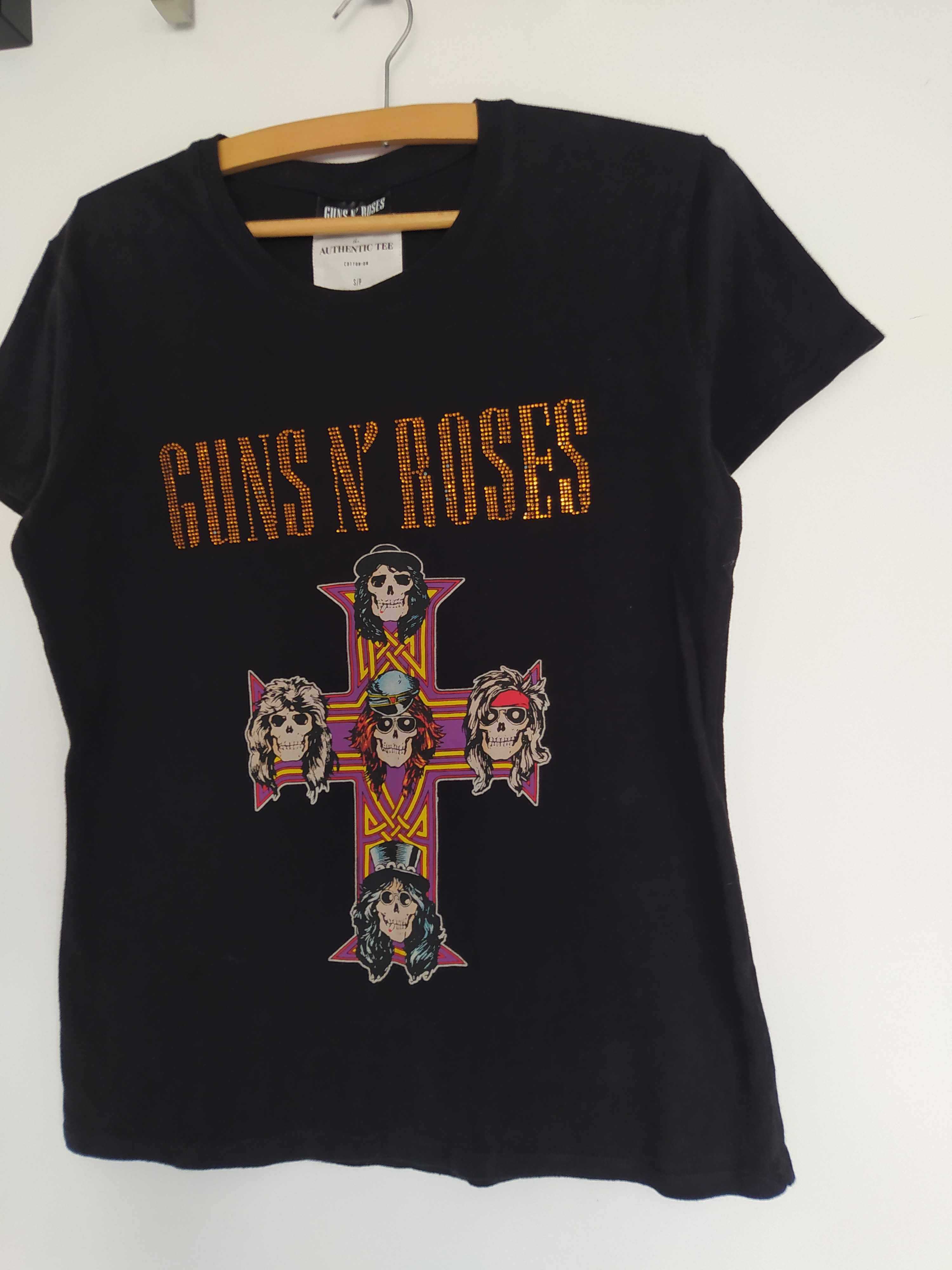 Czarna bluzka Guns N' Roses S