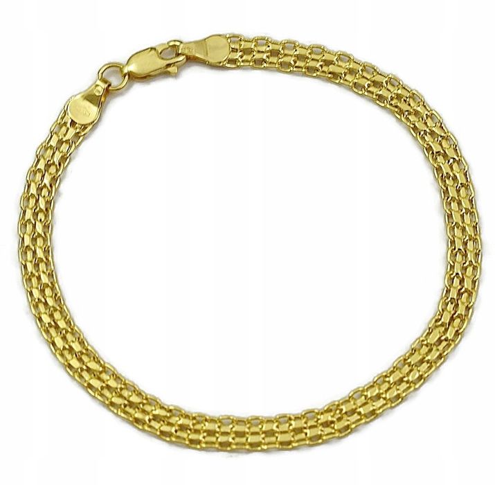 Bransoletka Złota Bismark pr 585 Grawer Gratis