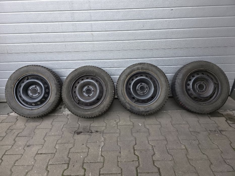 Koła zima 14" 4szt Renault 4x100 et36 z oponami zimowymi Dębica Frigo2
