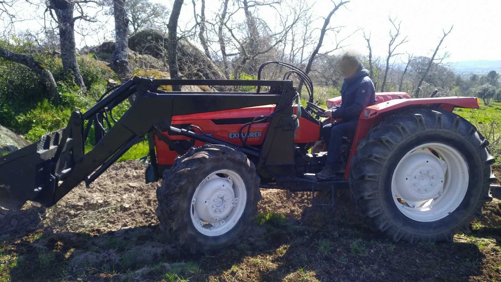 Trator same explorer 4x4 frontal cabine