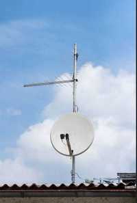 Ustawianie anten tv ustawienie satelit i naziemnych. montaż  i naprawa