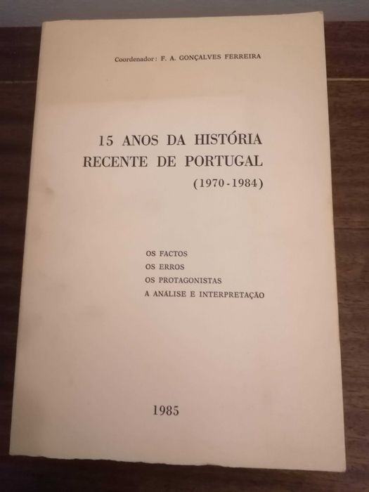 Livro “15 Anos da História Recente de Portugal” (1970 a 1984)
