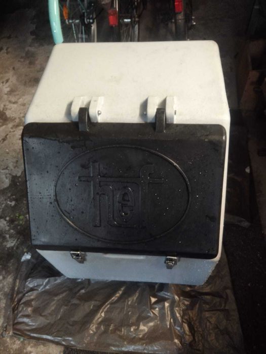 Zbiornik na węgiel z tworzywa do pieca + podajnik elektryczny