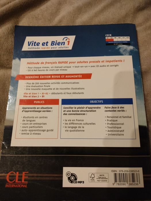 Książka do języka francuskiego Bite etc Bien 1 A1-A2 2e edition
