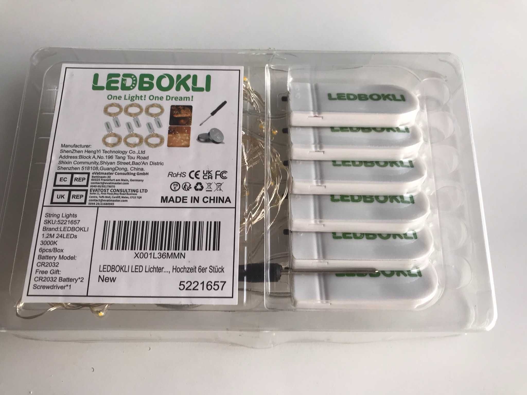 Paski LED na baterie zestaw 6 sztuk + GRATIS