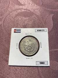 Moeda Cuba (20 Centavos 1962).