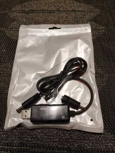 USB-DC кабель живлення для роутера на 9V/12V від Powerbank