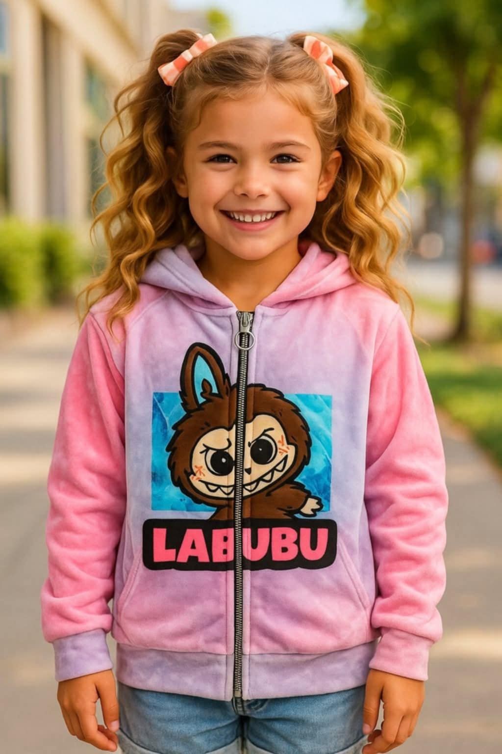 Welurowa Bluza Labubu