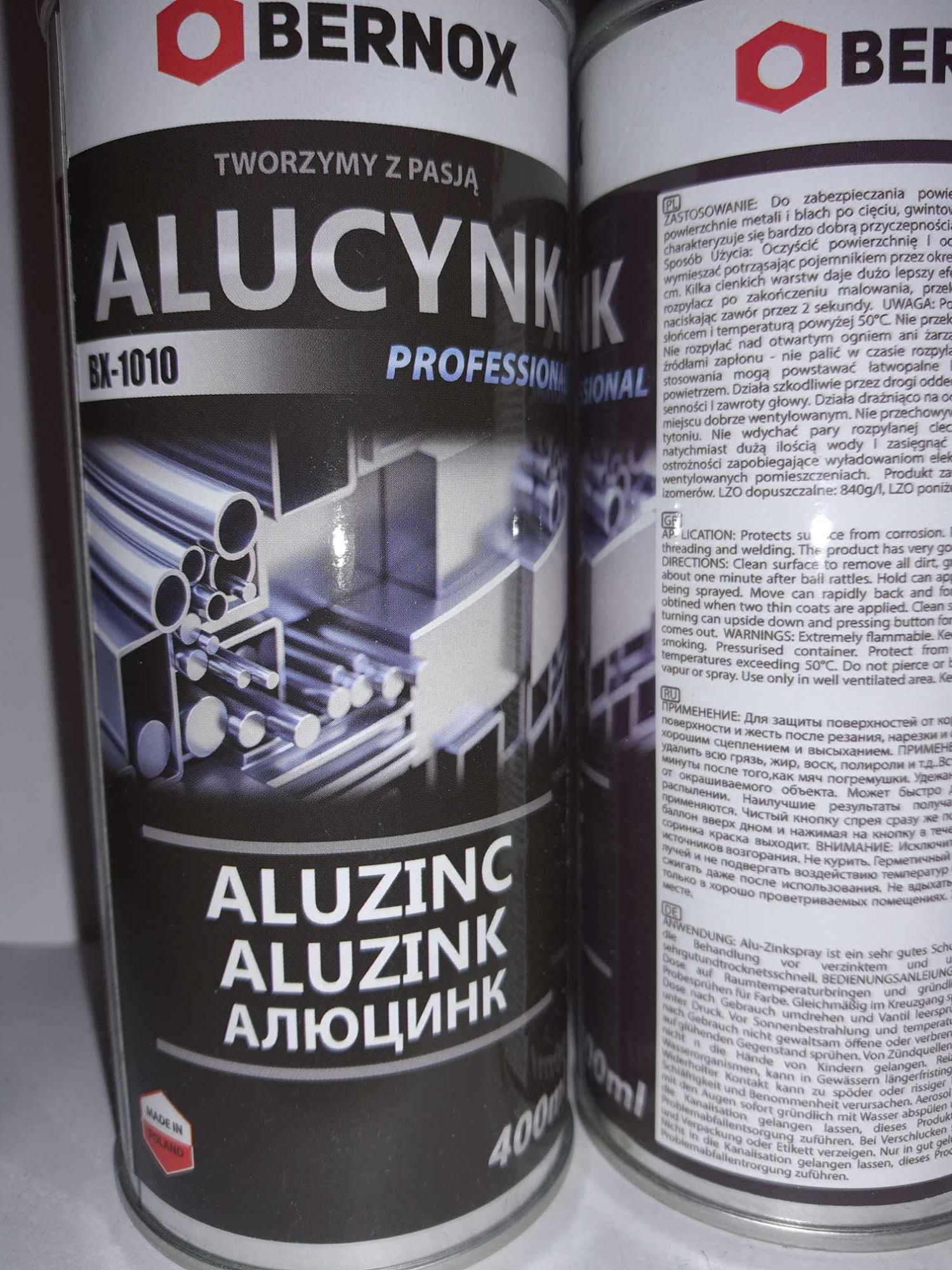 Алюцинк Aluzinc BERNOX фиксатор резьбы LOCTITE 243