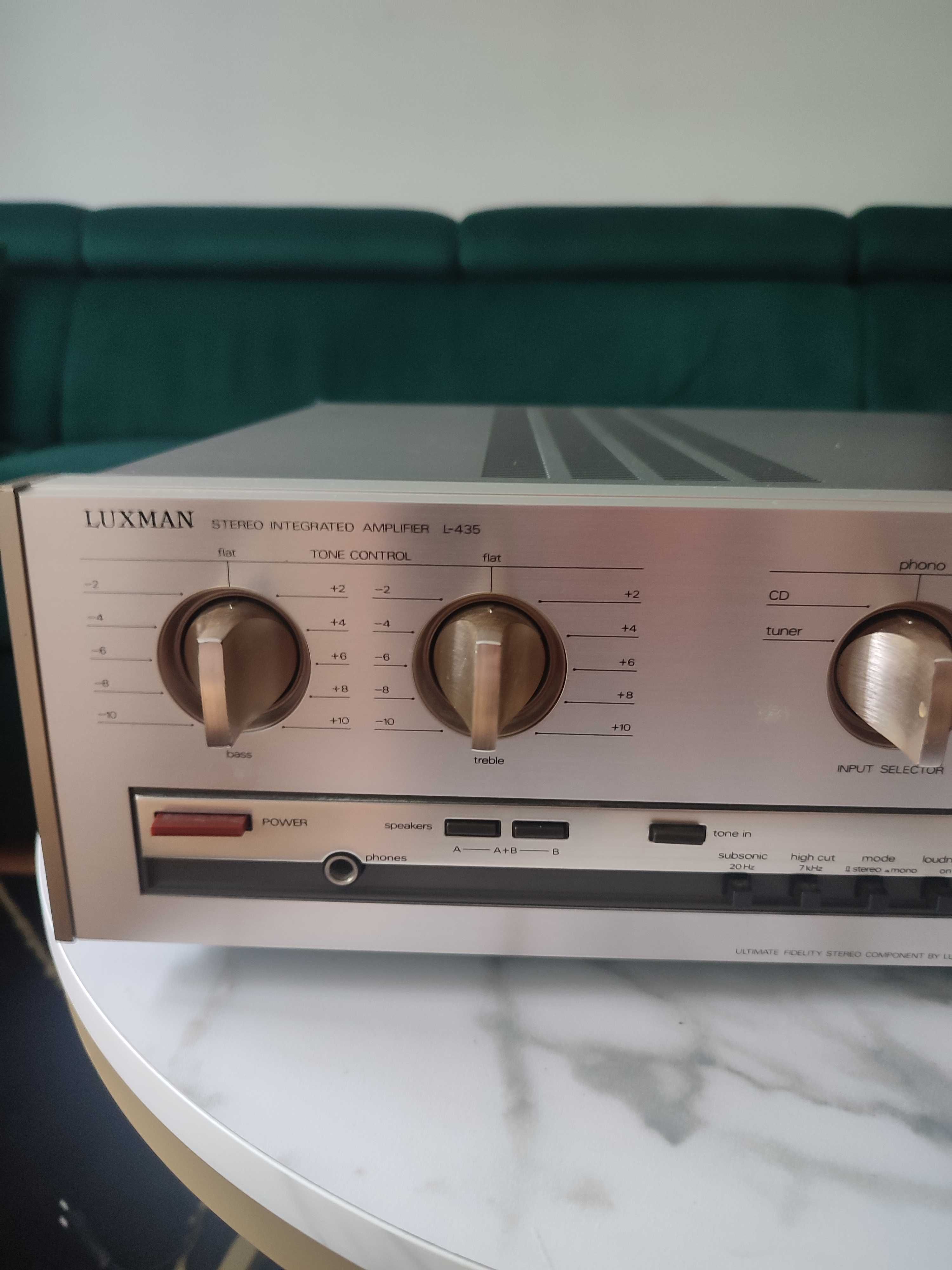 Luxman l435 wzmacniacz vintage