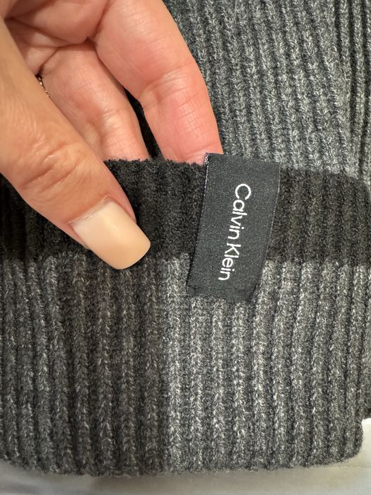 Набір Calvin Klein шапка, шарф унісекс, на подарок  оригінал