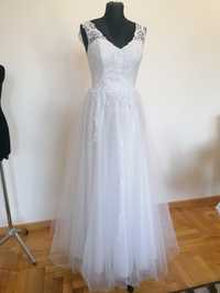 Suknia ślubna rozmiar 38 biała nowa