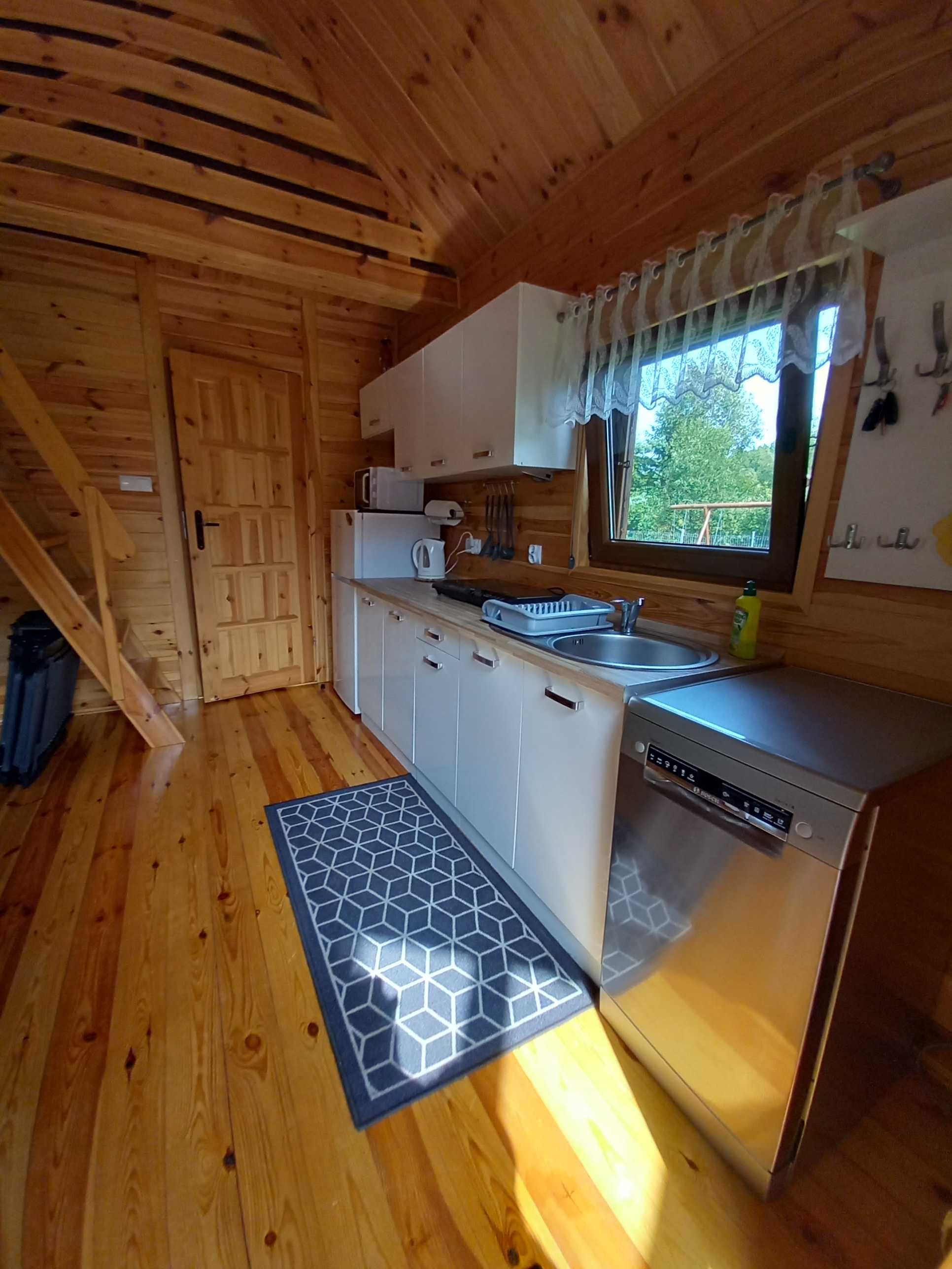 Domki  letniskowe ( dwa ) do wynajęcia  Mazury, Siemiany, j. Jeziorak