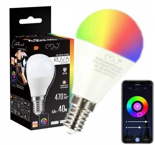 Żarówka LED E14 WIFI SMART Zdalnie sterowana!