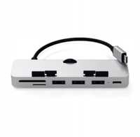 Satechi Clamp - HUB USB-C/3xUSB-A 3.0/micro-SD/SD do iMac