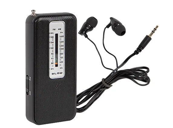 Radio przenośne analogowe AM FM BLOW RA8 + słuchawki 77-537#