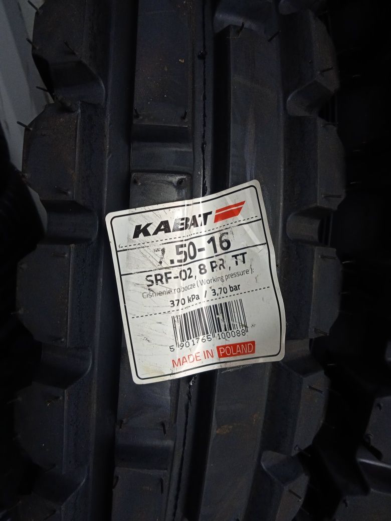 Opony 7.50-16 8PR Kabat Nowe Jasło